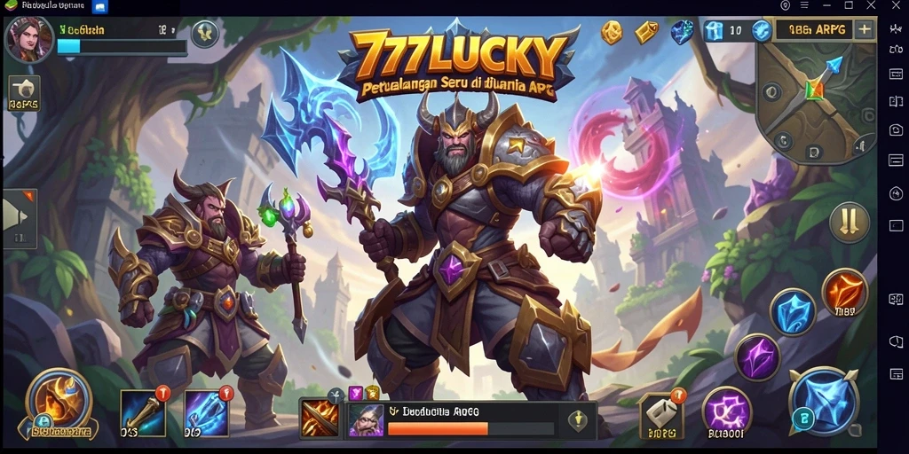 Tampilan gameplay menakjubkan dari 777LUCKY yang penuh aksi.