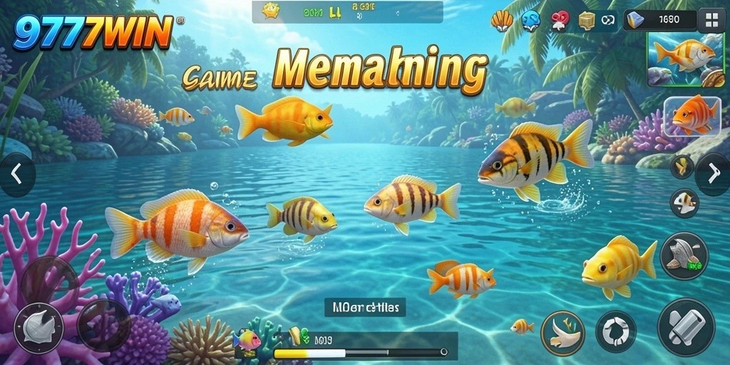 Tampilan gameplay 9777WIN yang mengasyikkan dan penuh tantangan memancing.