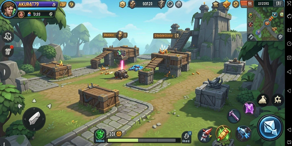 Gameplay seru dan strategi unik dalam AKURAT79 Tower Defense.