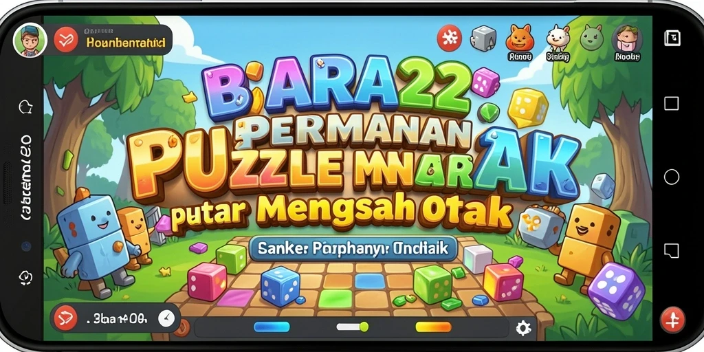 Tampilan gameplay seru dari BARA22 yang menantang otak.