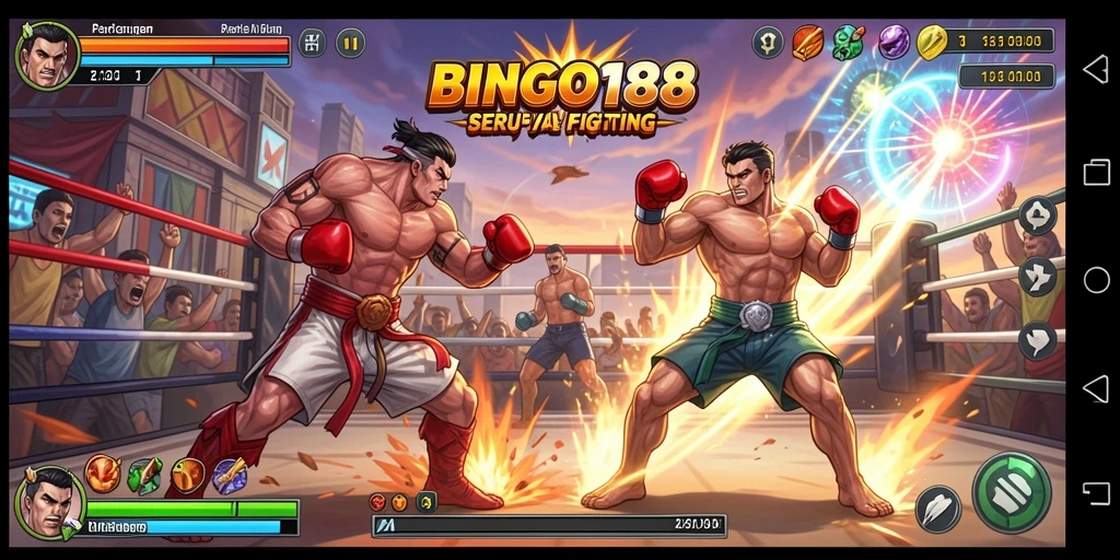 Tampilan seru permainan BINGO188 dengan pertarungan mendebarkan.
