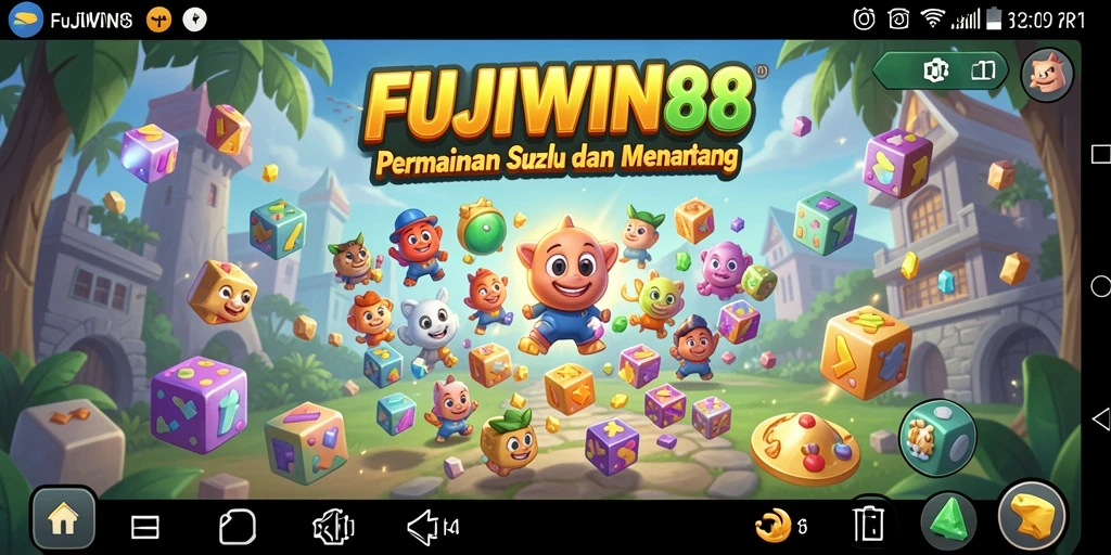 Tampilan menarik dari permainan puzzle FUJIWIN88 yang menantang.