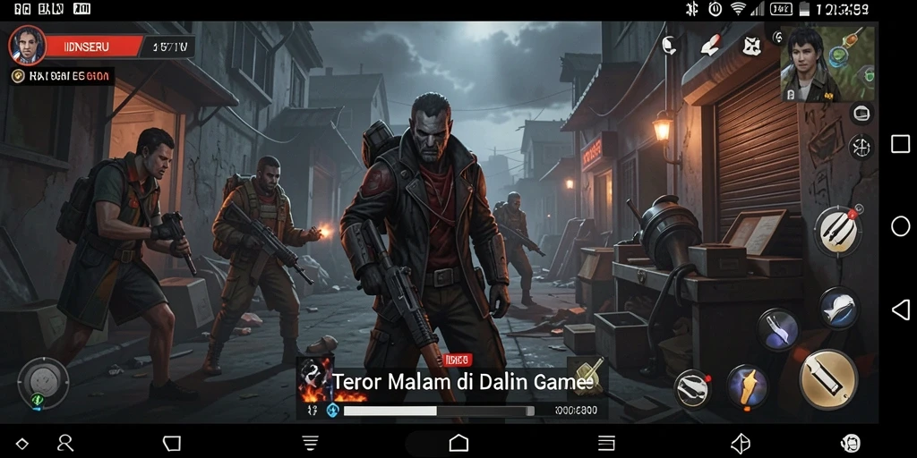 Tangkapan layar gameplay menegangkan dari IDNSERU.