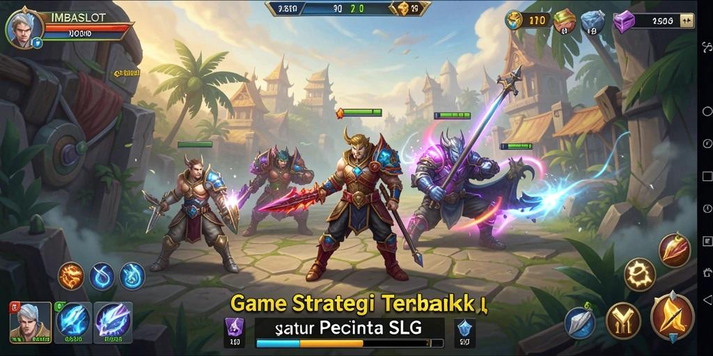 Tangkapan layar menampilkan aksi menarik dalam gameplay SLG.
