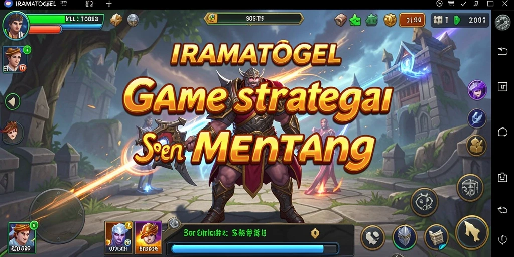 Tampilan gameplay menarik dari IRAMATOGEL yang penuh strategi.