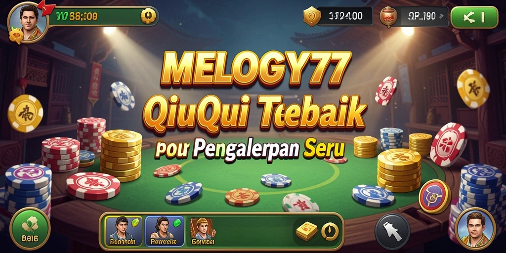 Screenshot dari gameplay seru MELODY77 QiuQiu.