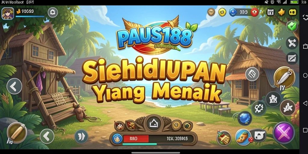 Tangkapan layar PAUS188 yang menunjukkan gameplay simulasi yang mendalam.