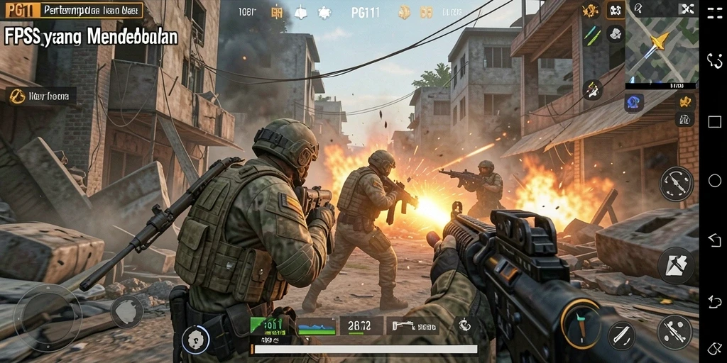 Screenshot gameplay PG11 menampilkan pertempuran intens dan grafis luar biasa.
