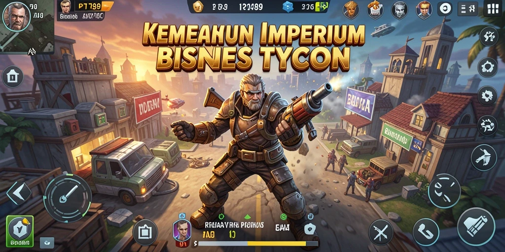 Tampilan gameplay PT89 dengan aksi Tycoon yang seru.