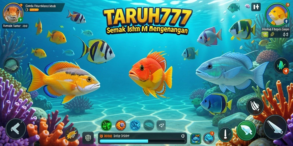 Tampilan menarik gameplay Tembak Ikan di TARUH777.